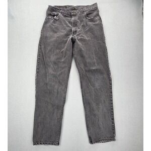 Vintage Levi's 550 Jeans Men's 36x32 (32x30) Black Distressed Relaxed Fit USA